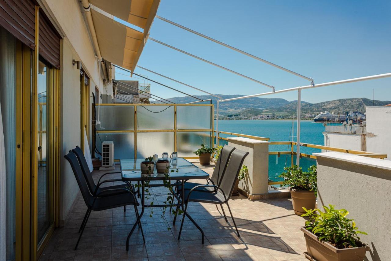 ヴォロスCozy Seaside Penthouse With Sea & Mountain View.アパートメント エクステリア 写真